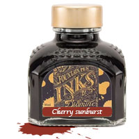 Tintero Diamine Cherry sunburst