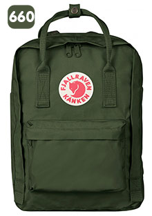 Mochila Laptop 13 FjallRaven Kanken 660 Forest Green