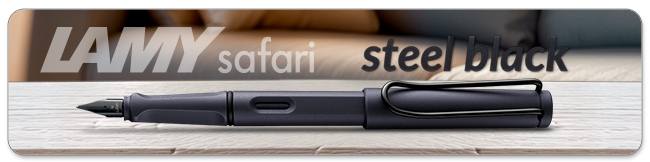 Lamy Safari steel black