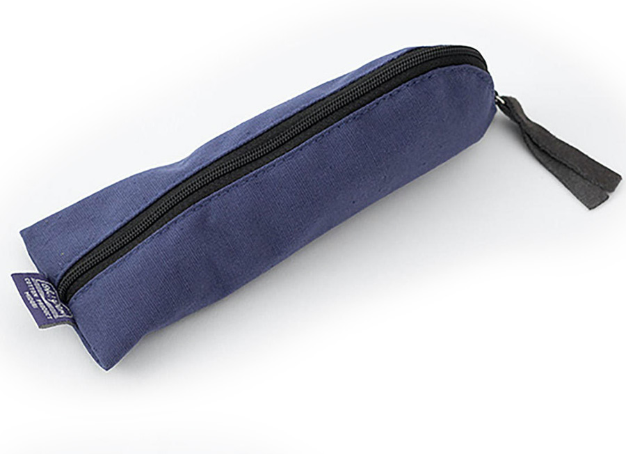 Midori Midori Pen Case M Canvas Blue