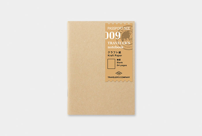 Traveler's Company 009 Kraft Paper Notebook